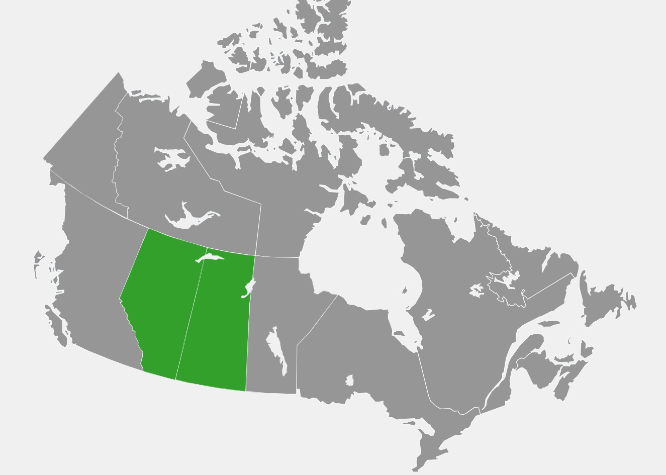 Western Canadian Mission Map